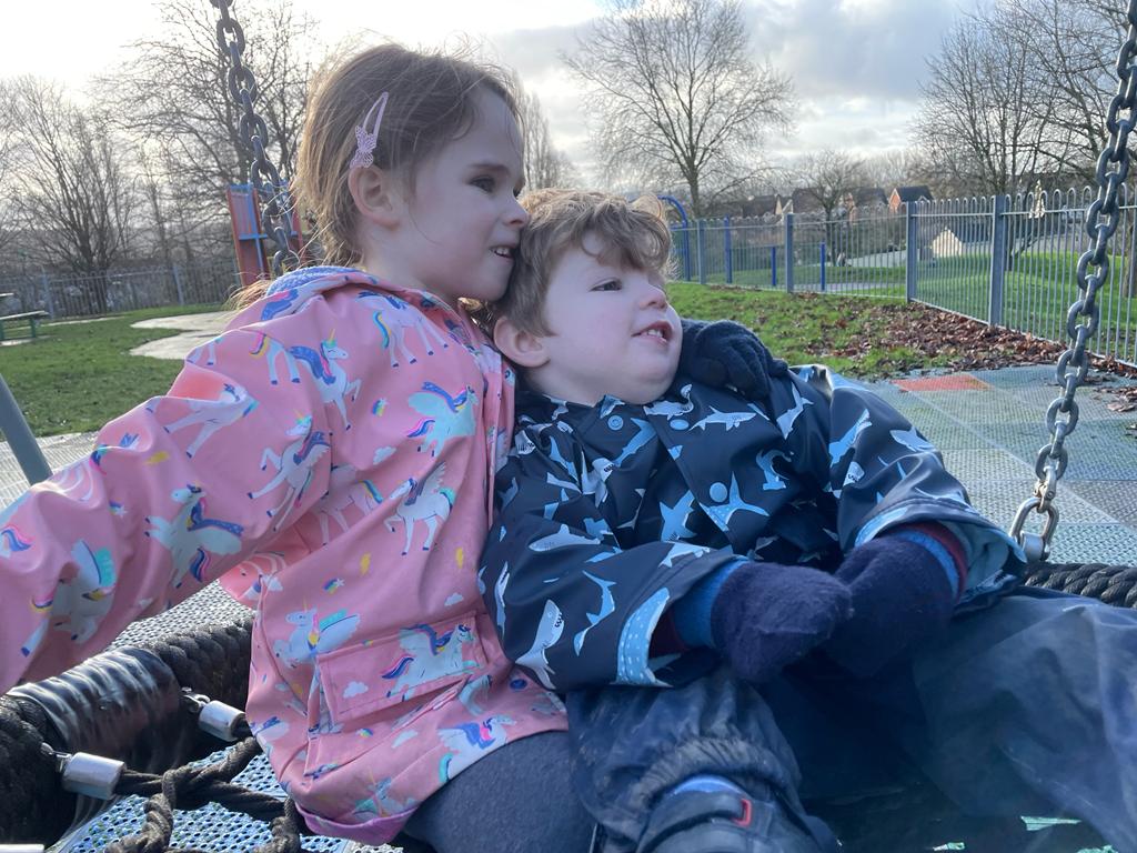Jake and sibling Sebastian