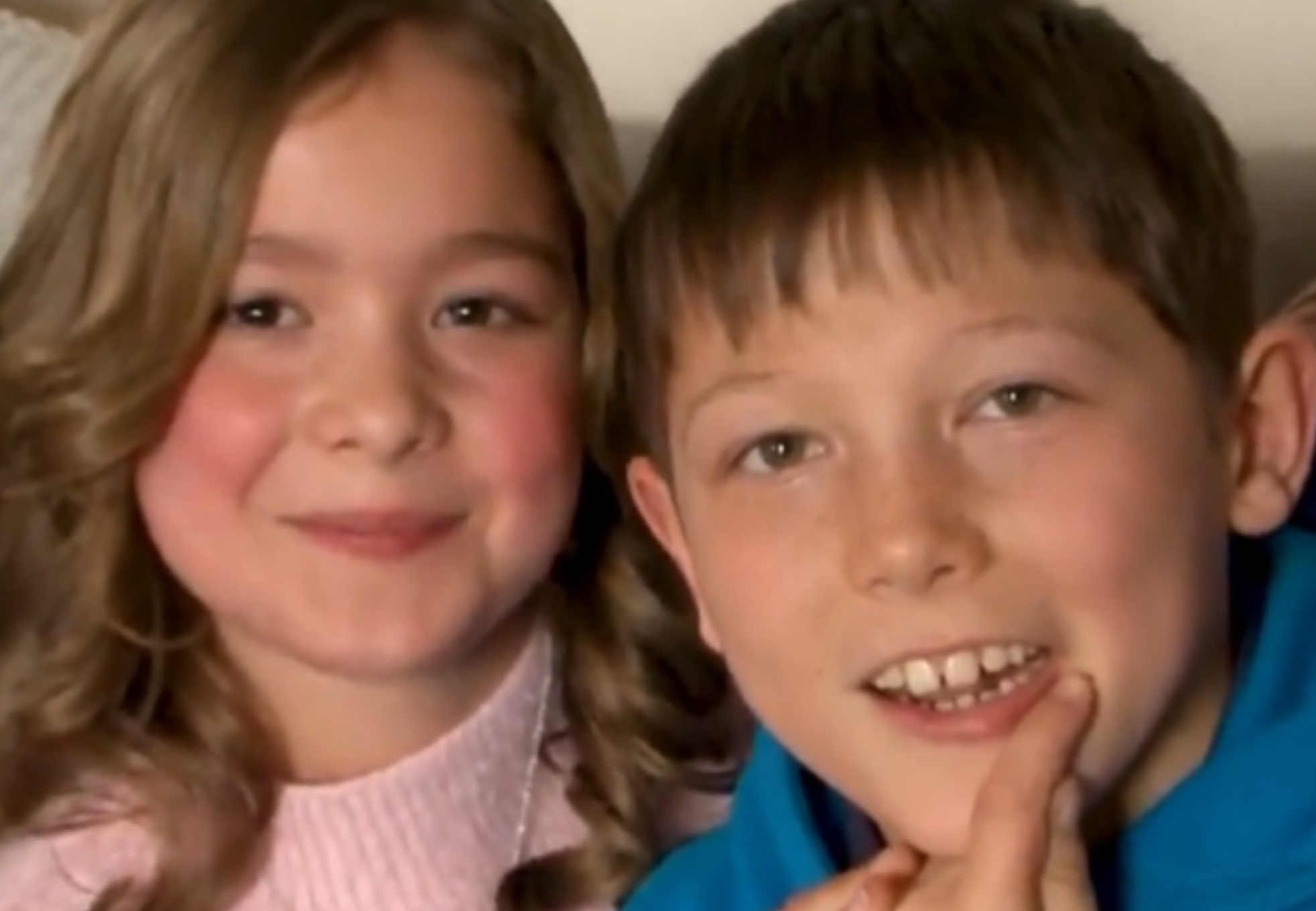 Jake and sibling Ella