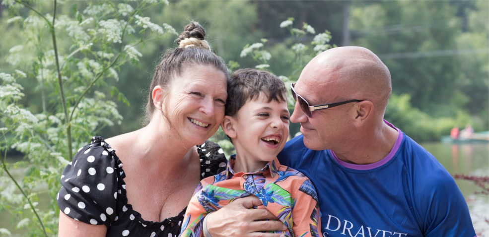 Richard and Alison, a Port Talbot couple whose seven-year-old son Ethan lives with Dravet Syndrome